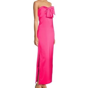 Lilly Pulitzer Bold Pink Strapless Maxi Dress- brand new with tags